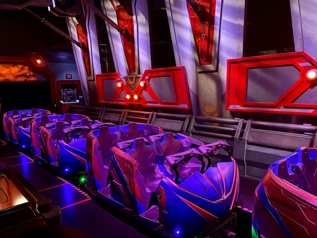 Guardians of the Galaxy Cosmic Rewind ride vehicle