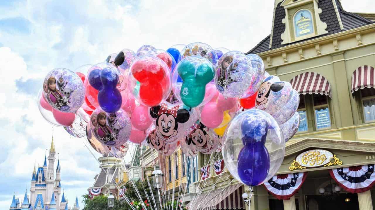 Main Street, U.S.A. balloons.