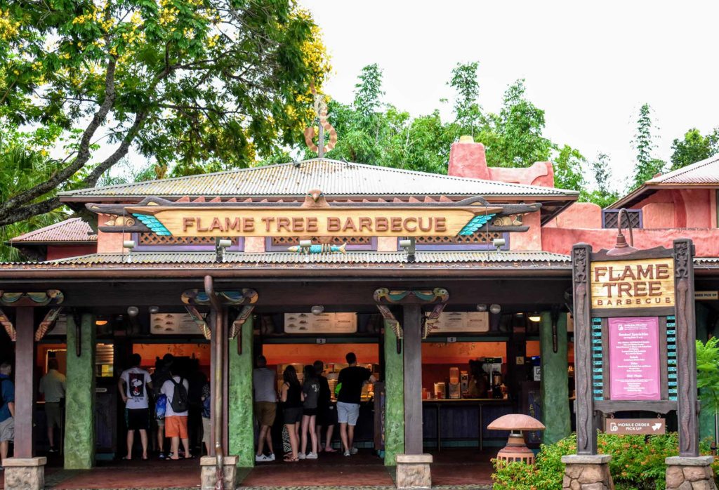 Flame Tree Barbecue Restaurant - Free Disney Images • Mickey Central